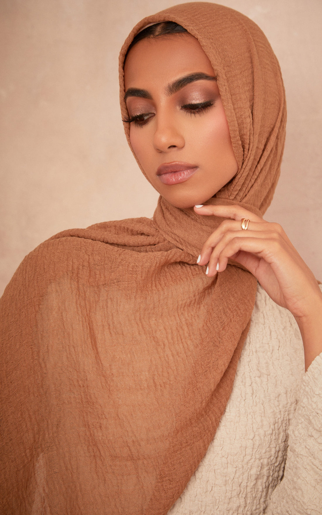 Biscuit Premium Cotton Hijab