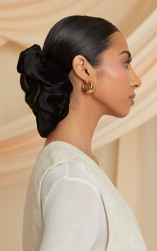 Black Velvet Scrunchie