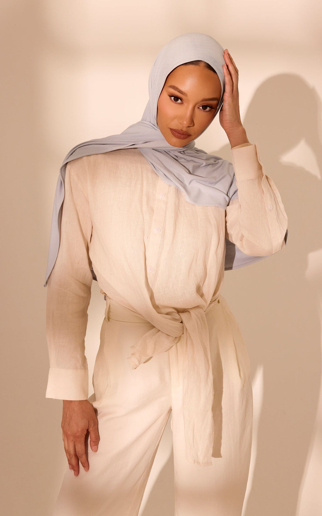 Blue Aura Premium Jersey Hijab — Mini