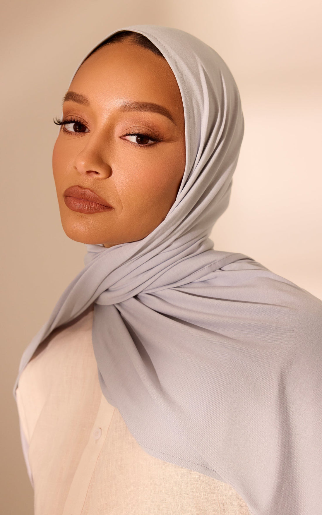 Blue Aura Premium Jersey Hijab — Mini