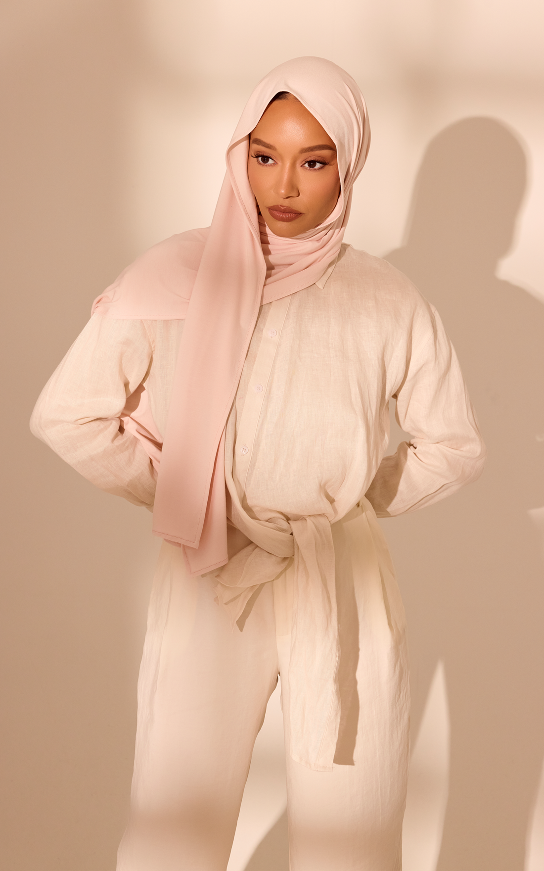 Blush Redux Premium Jersey Hijab — Mini