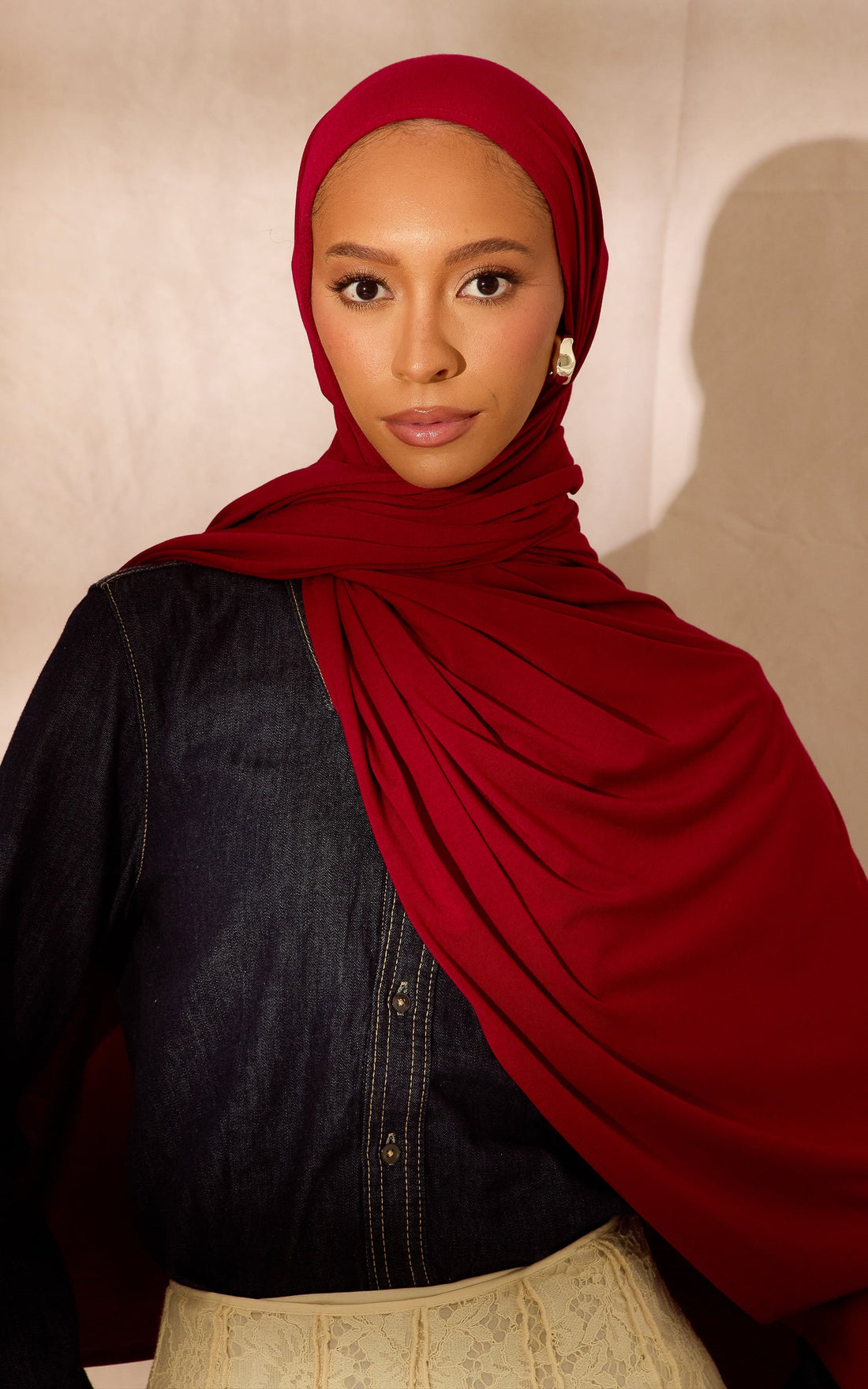 Chili Oil Premium Jersey Hijab — Standard
