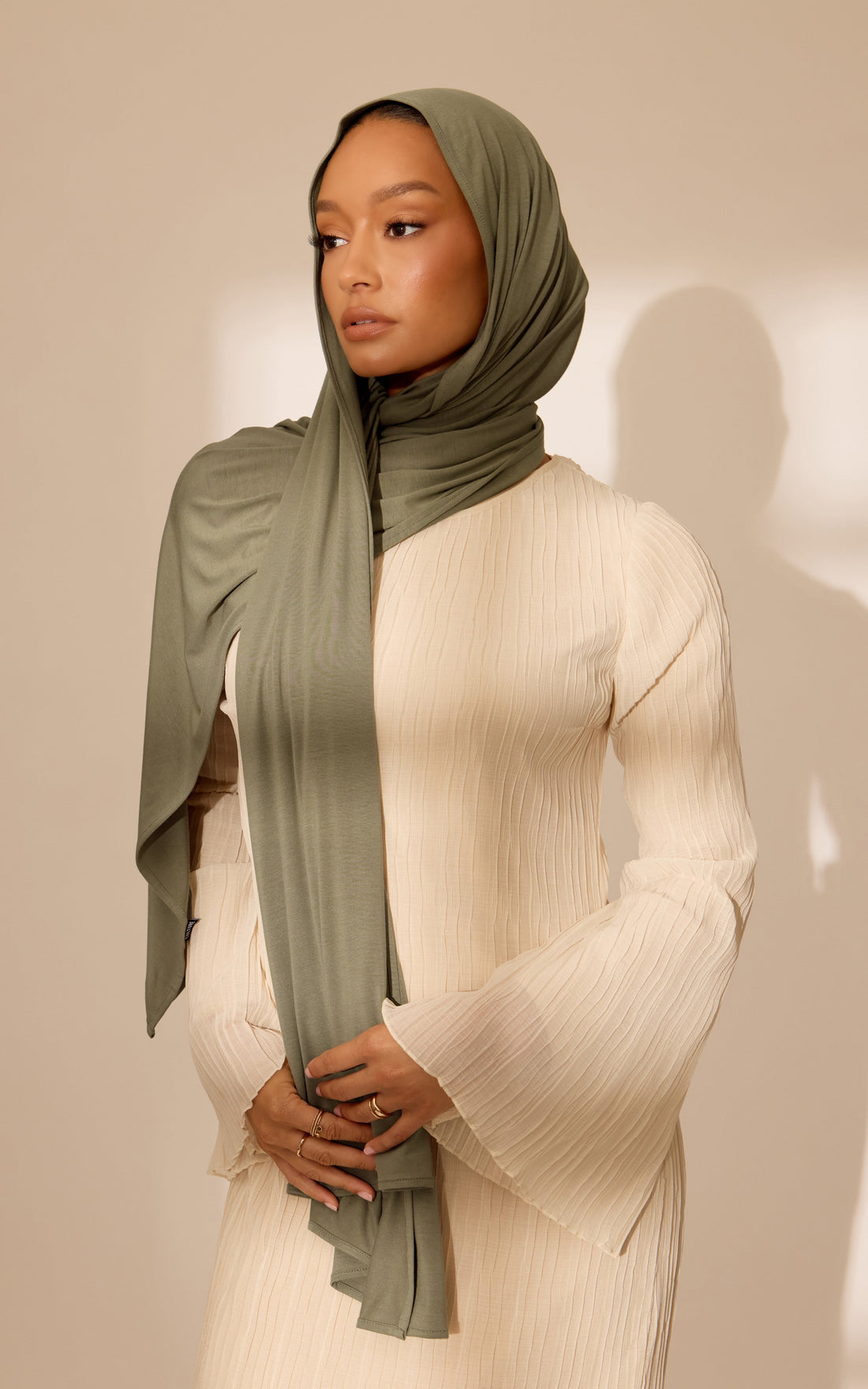 Fern Premium Jersey Hijab — Standard