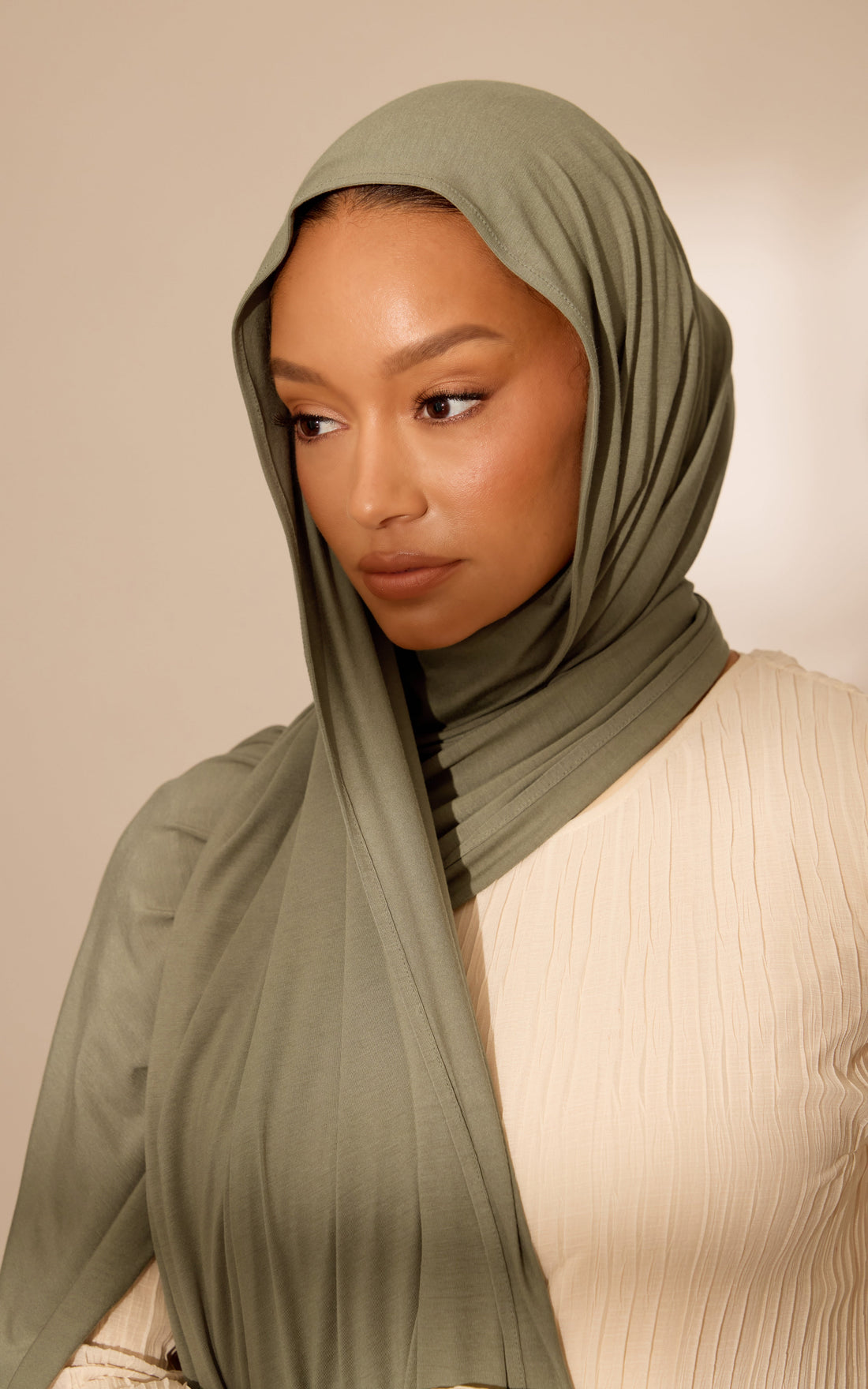 Fern Premium Jersey Hijab — Standard
