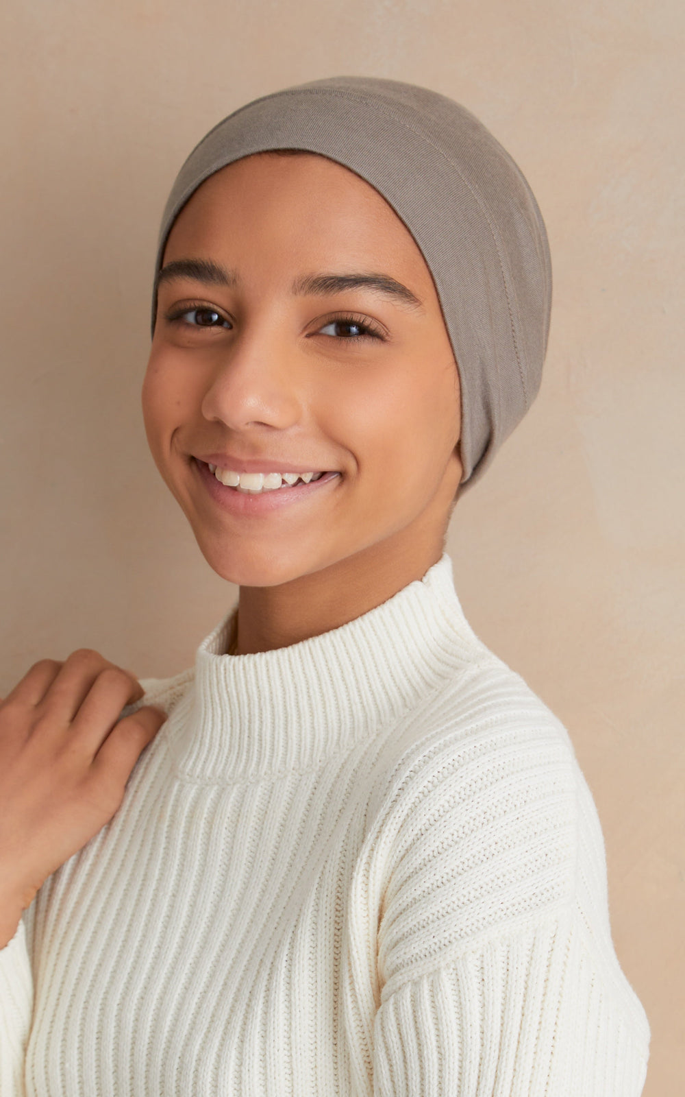 Kids' Under Scarf — Pewter