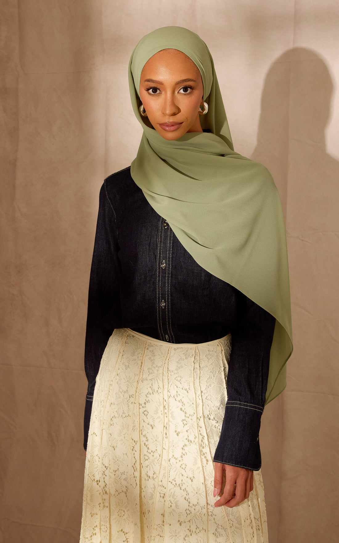 Lemon Grass Chiffon Hijab