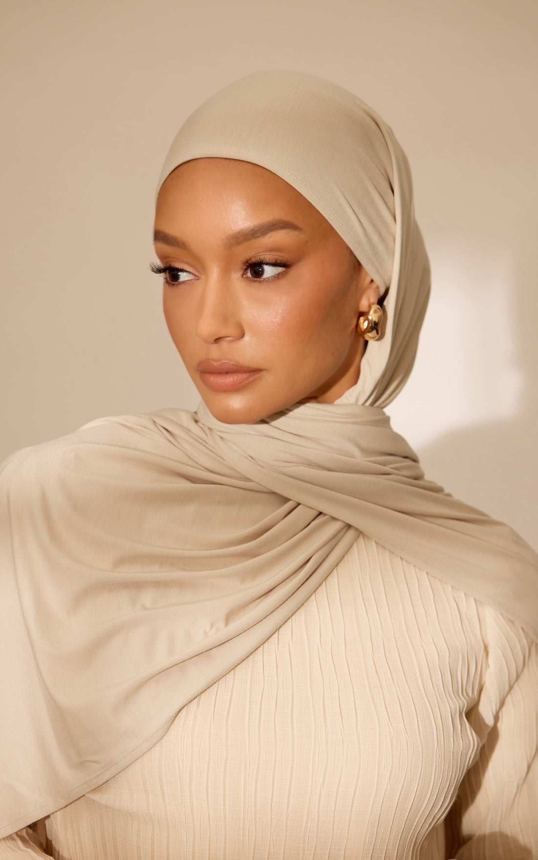 Lucent Premium Jersey Hijab — Standard