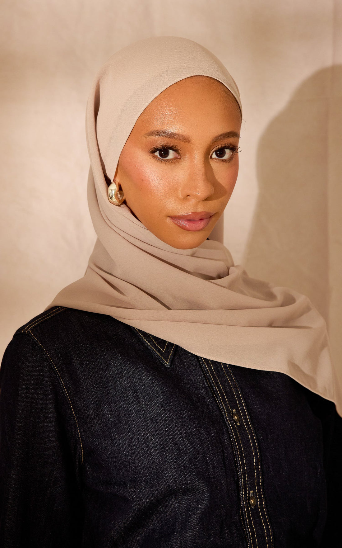 Oyster Chiffon Hijab