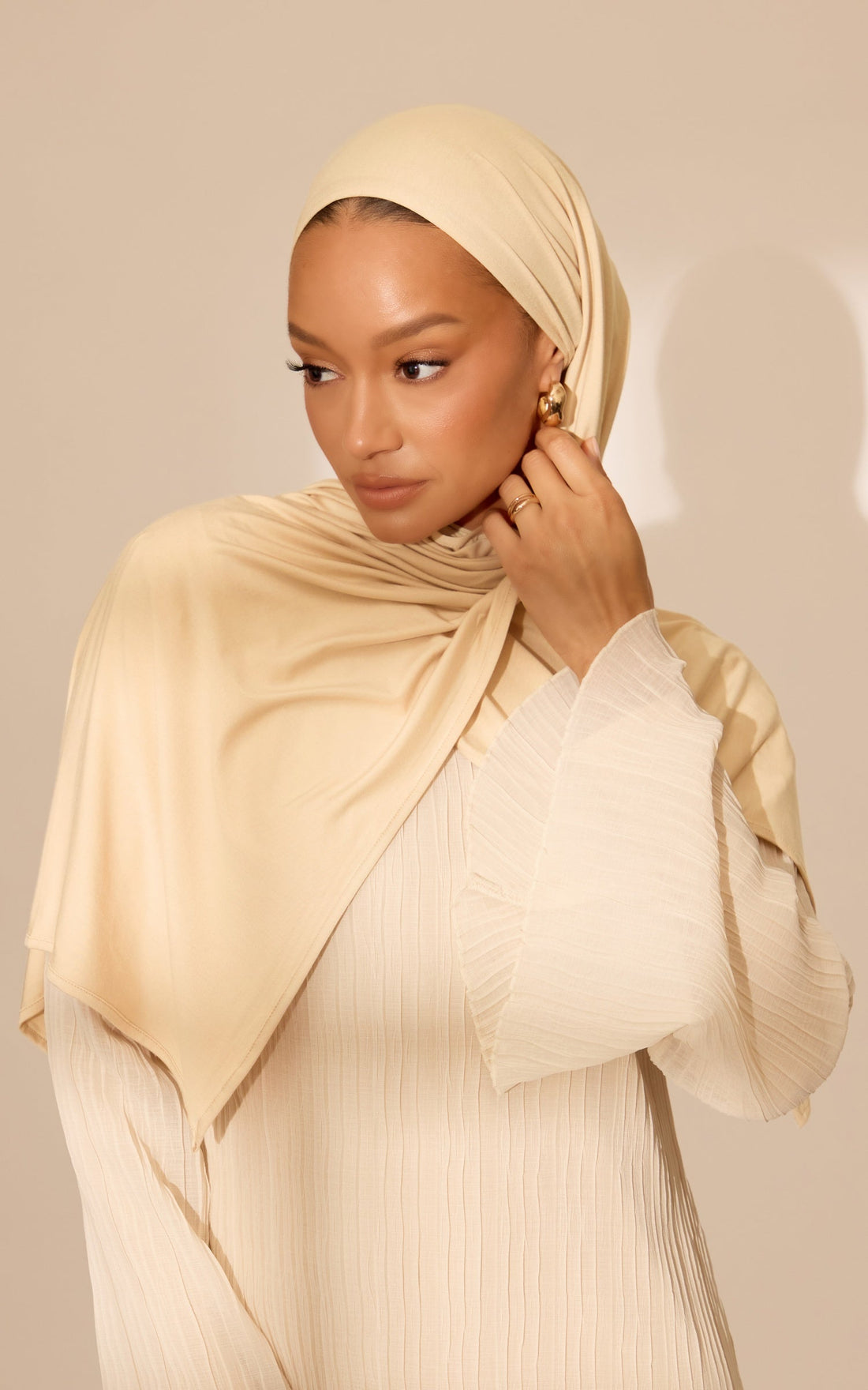 Pebble Premium Jersey Hijab — Mini
