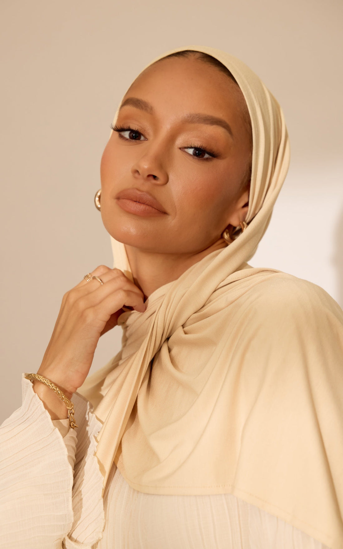 Pebble Premium Jersey Hijab — Mini