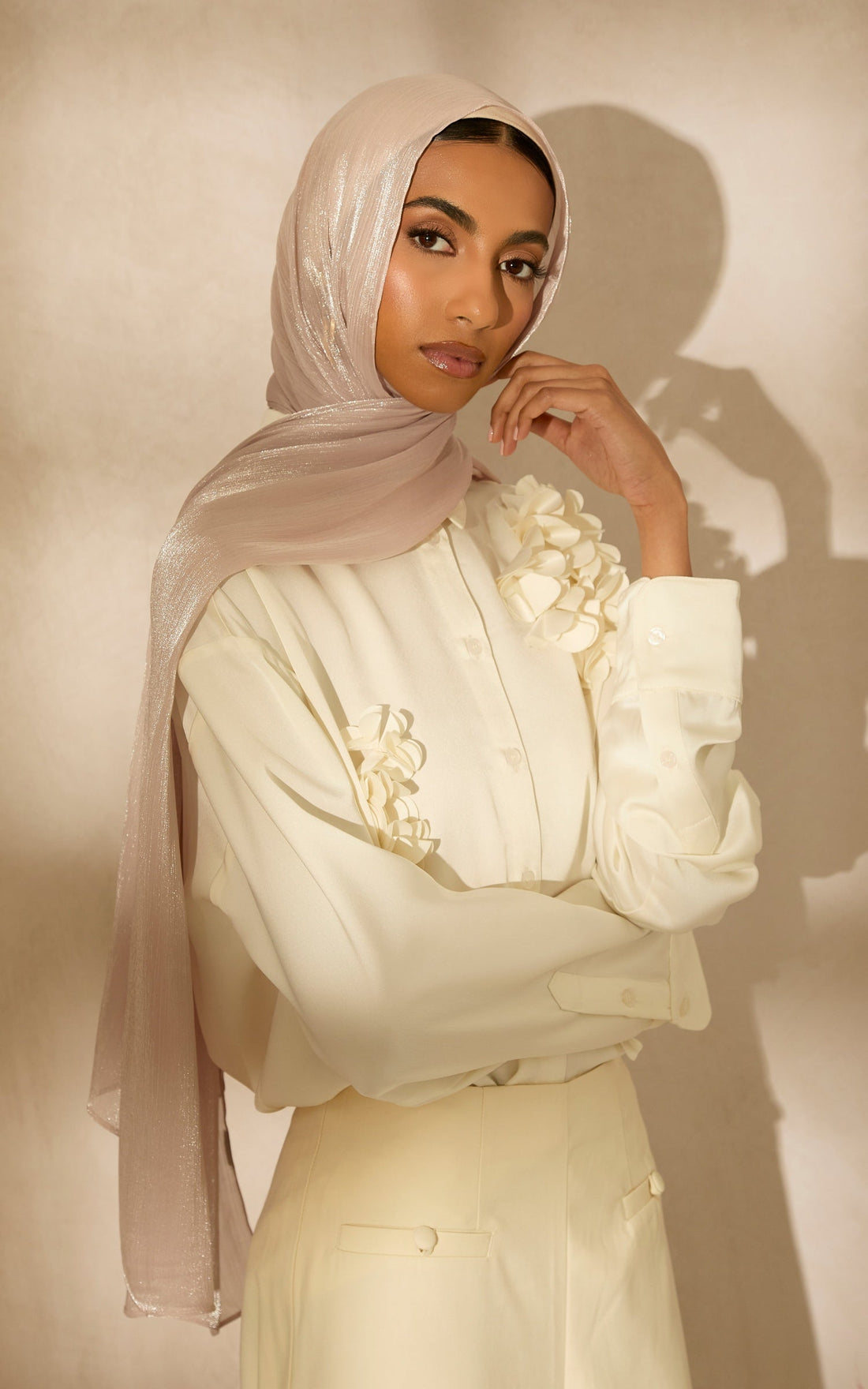 Primrose Pink Lustre Satin Hijab