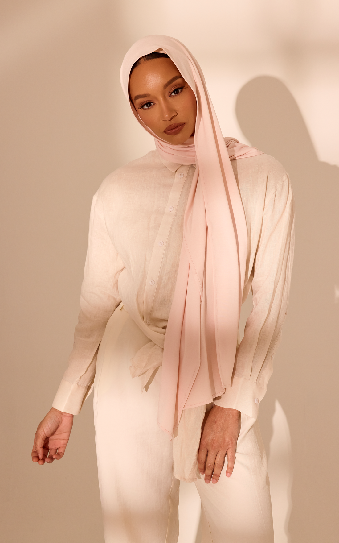 Peeled Lychee Premium Jersey Hijab — Mini