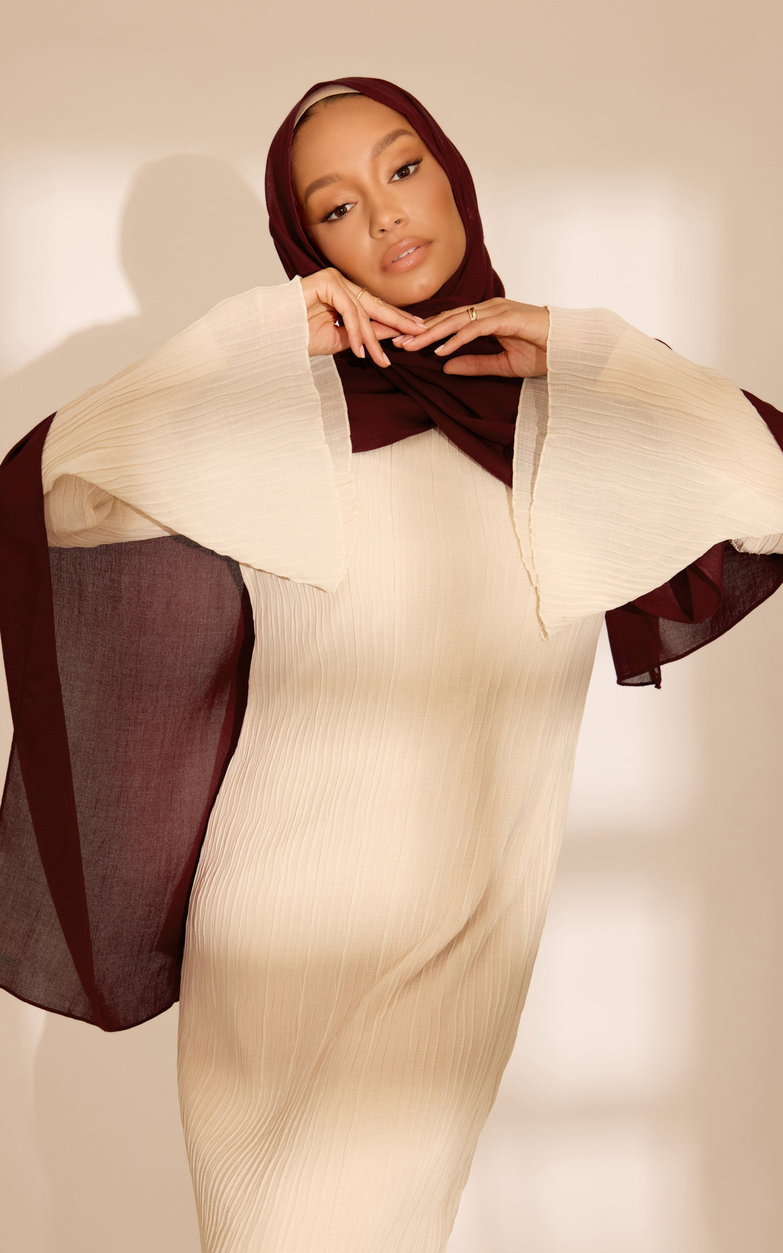 Rouge Modal Hijab — Standard