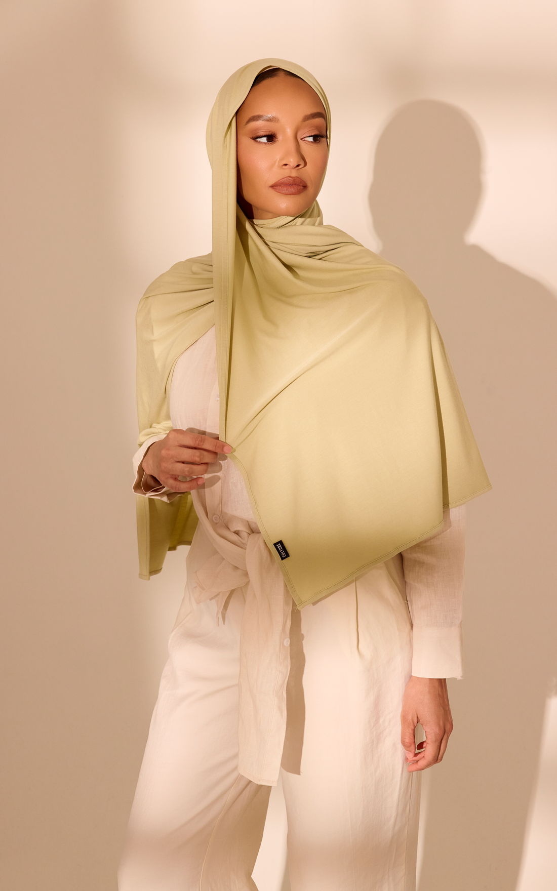 Sage Green Premium Jersey Hijab — Standard