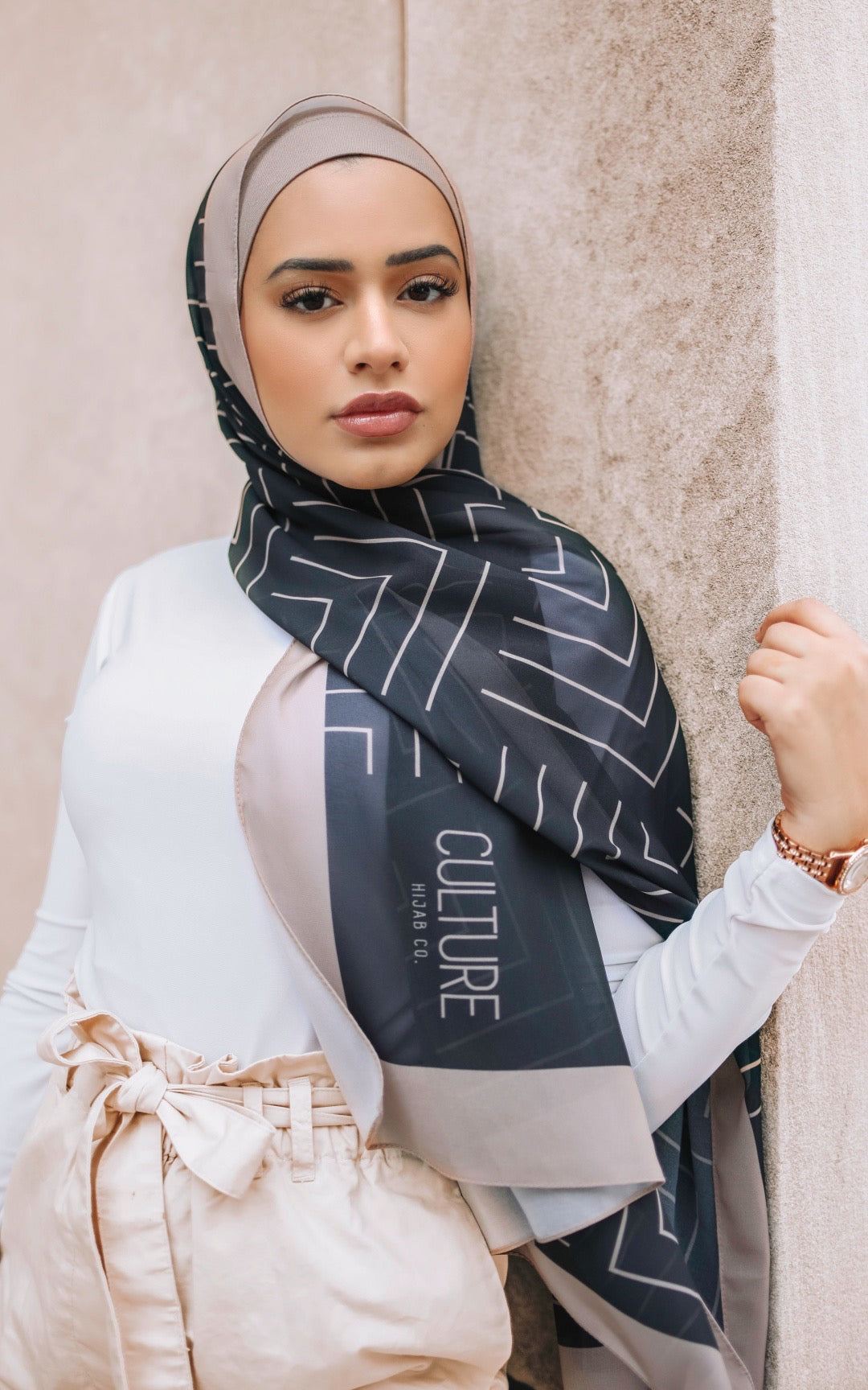 Caen Printed Chiffon Hijab