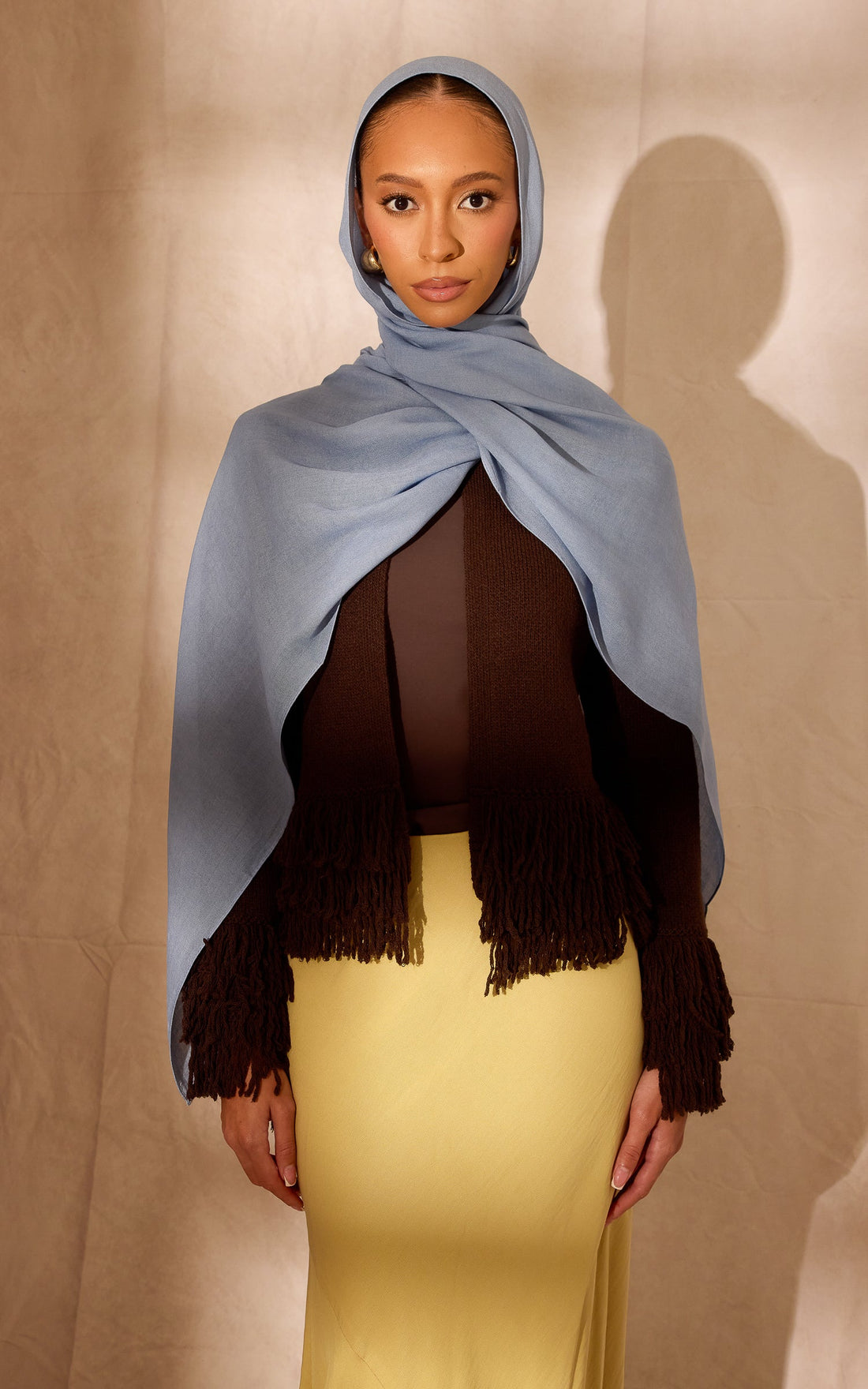 Winter Sky Modal Hijab — Mini
