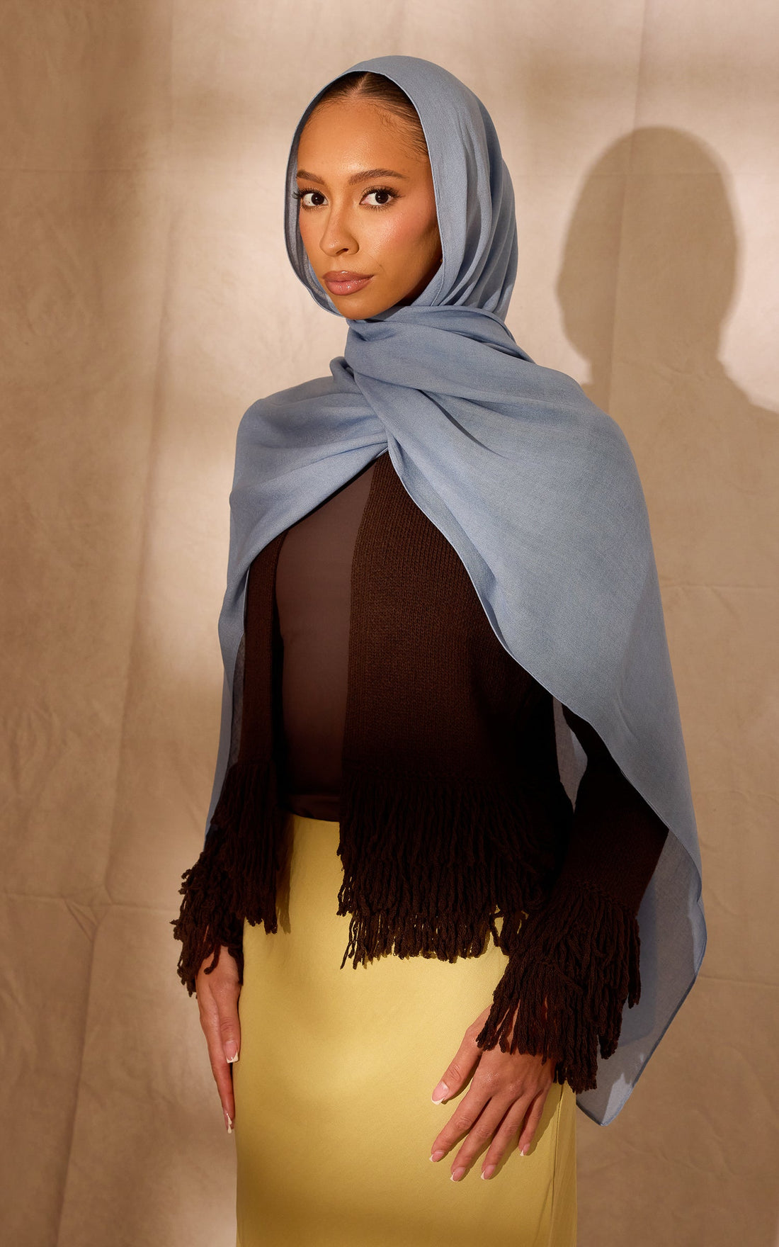 Winter Sky Modal Hijab — Mini