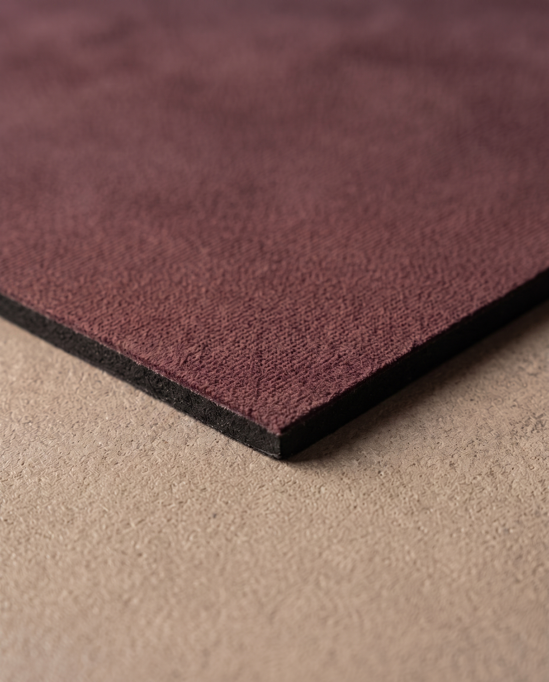 Moab Prayer Mat — edge: sueded fabric on dense rubber base