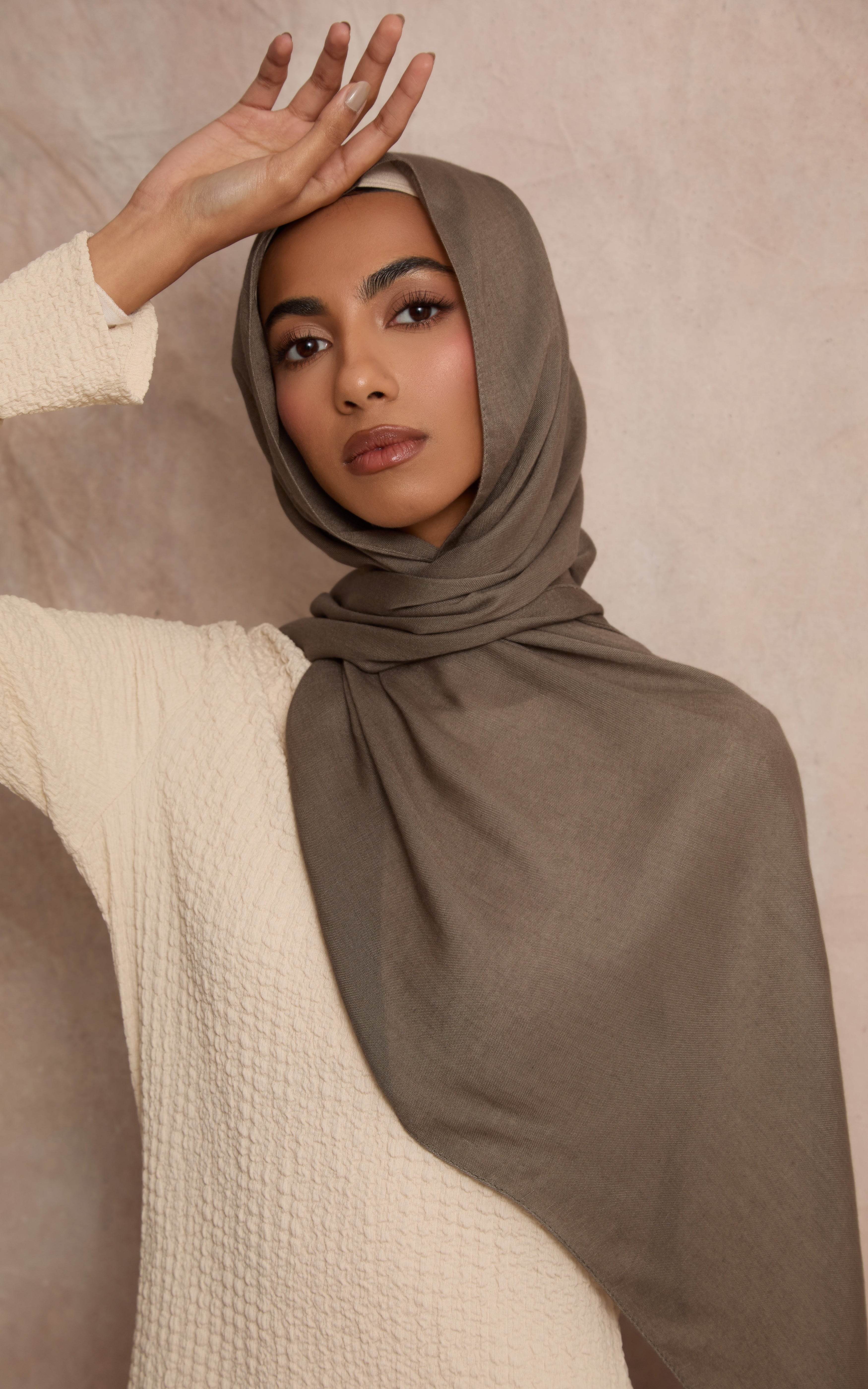 Solid Luxury Modal ABALONE Non Slip Hijab Scarf $18.95 Free Shipping! |  CULTURE Hijab Co.