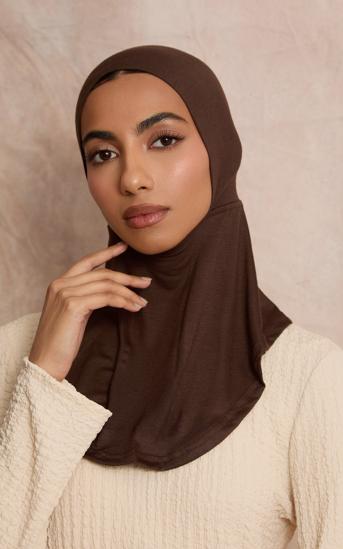 Mahogany Full Coverage Adjustable Under Scarf