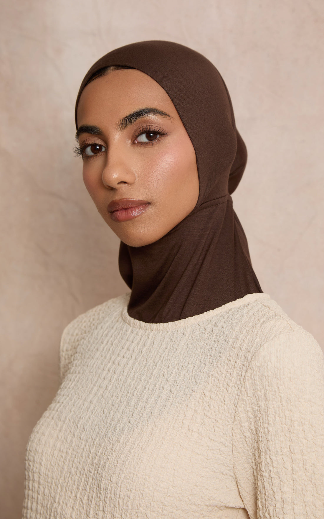 Mahogany Full Coverage Adjustable Under Scarf