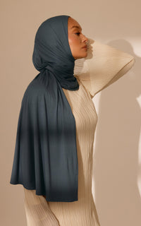Baritone Blue Effortless Hijab — CULTURE (view 2)