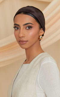 Brown No-Slip Scarf Headband