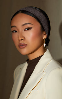 Brown No-Slip Scarf Headband