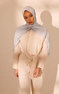 Blue Aura Premium Jersey Hijab — Standard