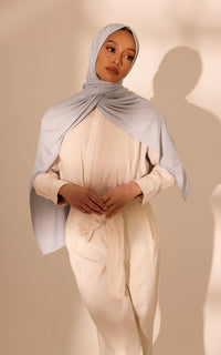 Blue Aura Premium Jersey Hijab — Standard