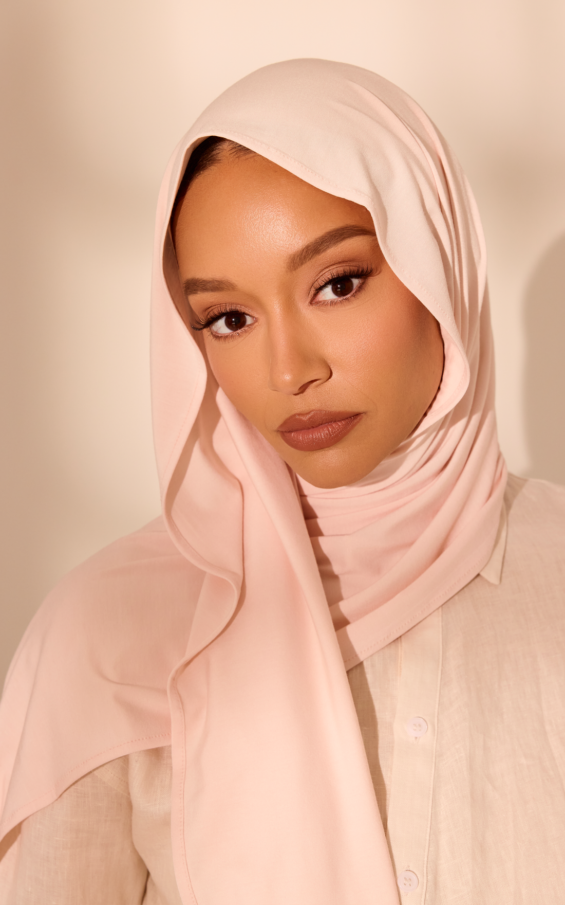 Blush Redux Premium Jersey Hijab — Mini