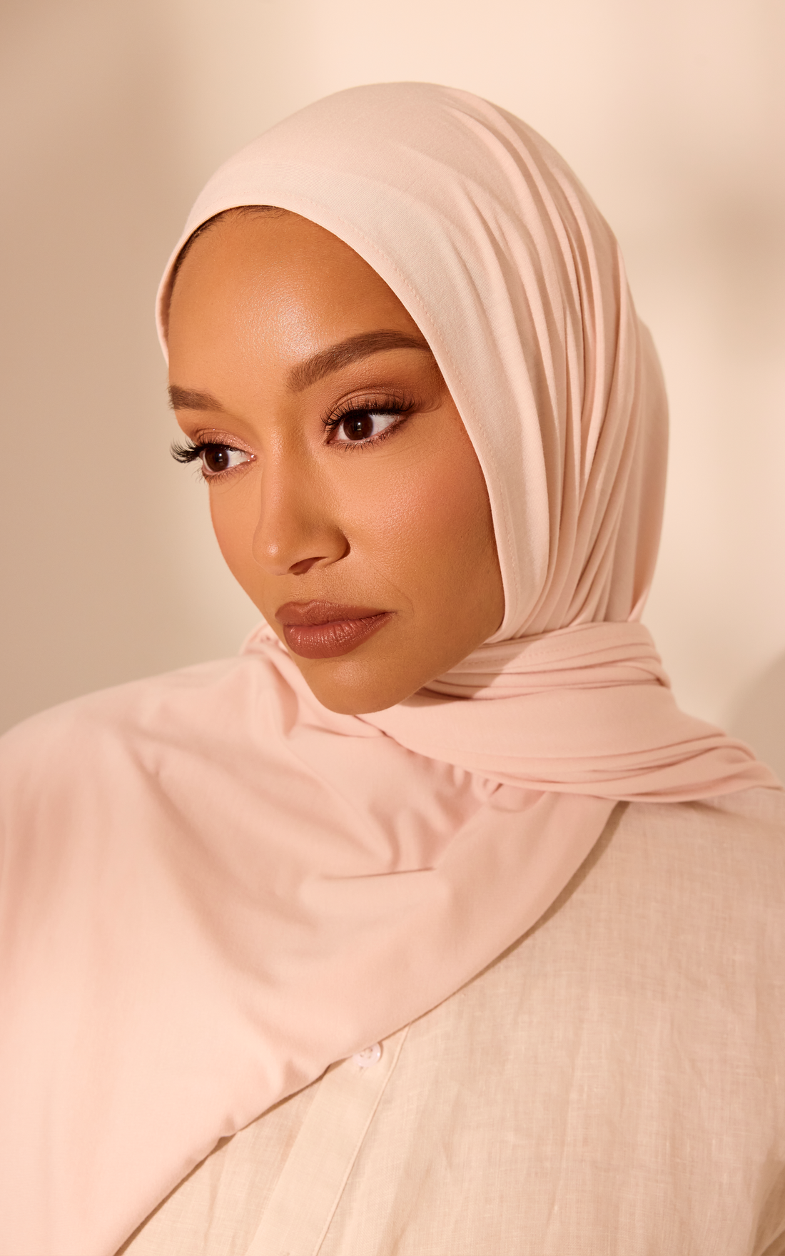 Blush Redux Premium Jersey Hijab — Standard