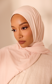 Blush Redux Premium Jersey Hijab — Standard