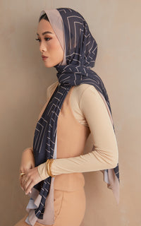 Caen Printed Chiffon Hijab