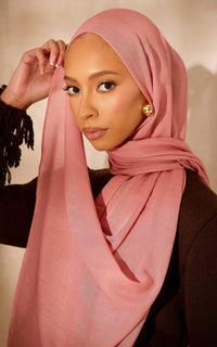 Canyon Rose Modal Hijab — Mini