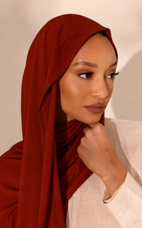 Carmine Premium Jersey Hijab