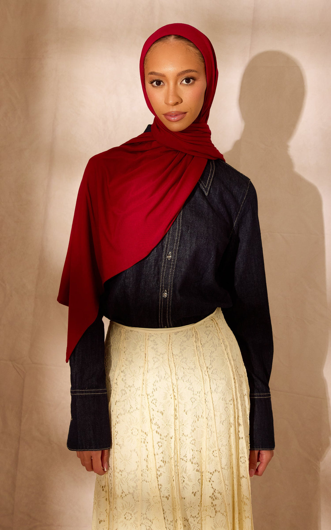 Chili Oil Premium Jersey Hijab — Mini