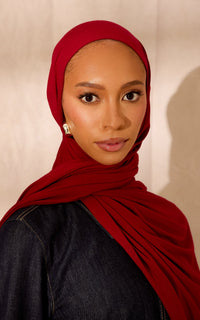 Chili Oil Premium Jersey Hijab — Standard