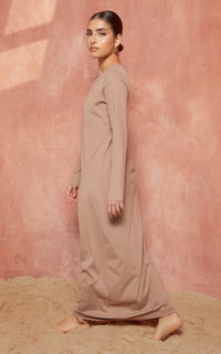 Seamless Long Sleeve Slip Dress — CULTURE (view 7)