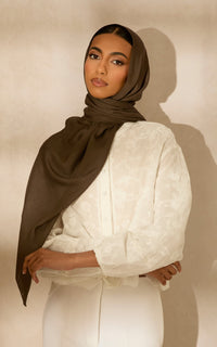 Cocoa Modal Hijab — Mini