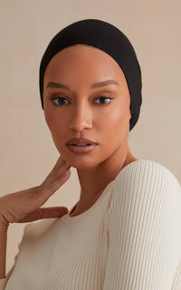 Black Cotton Under Scarf