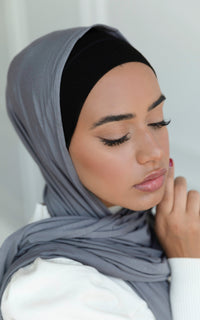 Black Cotton Under Scarf
