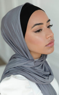 Black Cotton Under Scarf