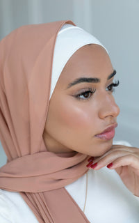 Ivory Cotton Under Scarf