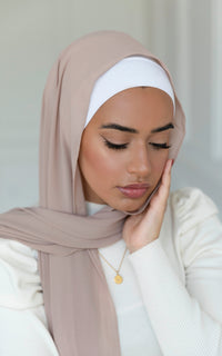 White Cotton Under Scarf