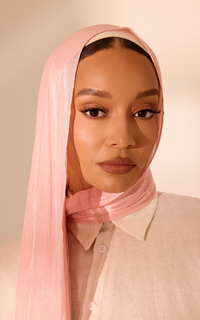 Desert Flower Lustre Satin Hijab