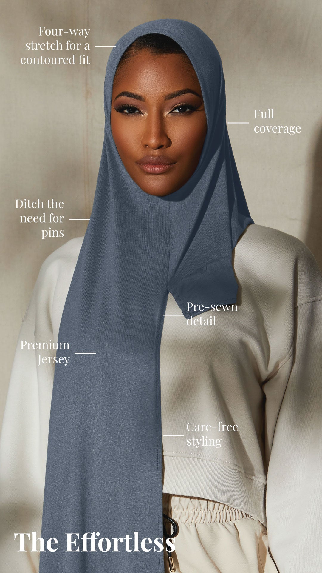 Onyx Effortless Hijab