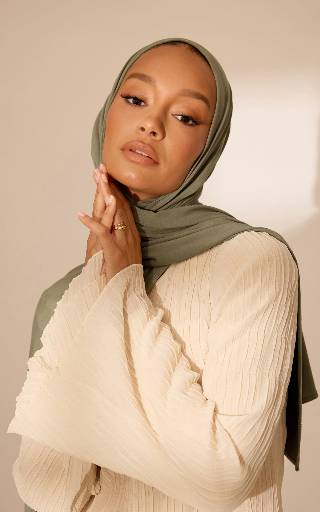 Fern Premium Jersey Hijab — Mini