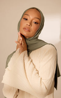 Fern Premium Jersey Hijab — Mini
