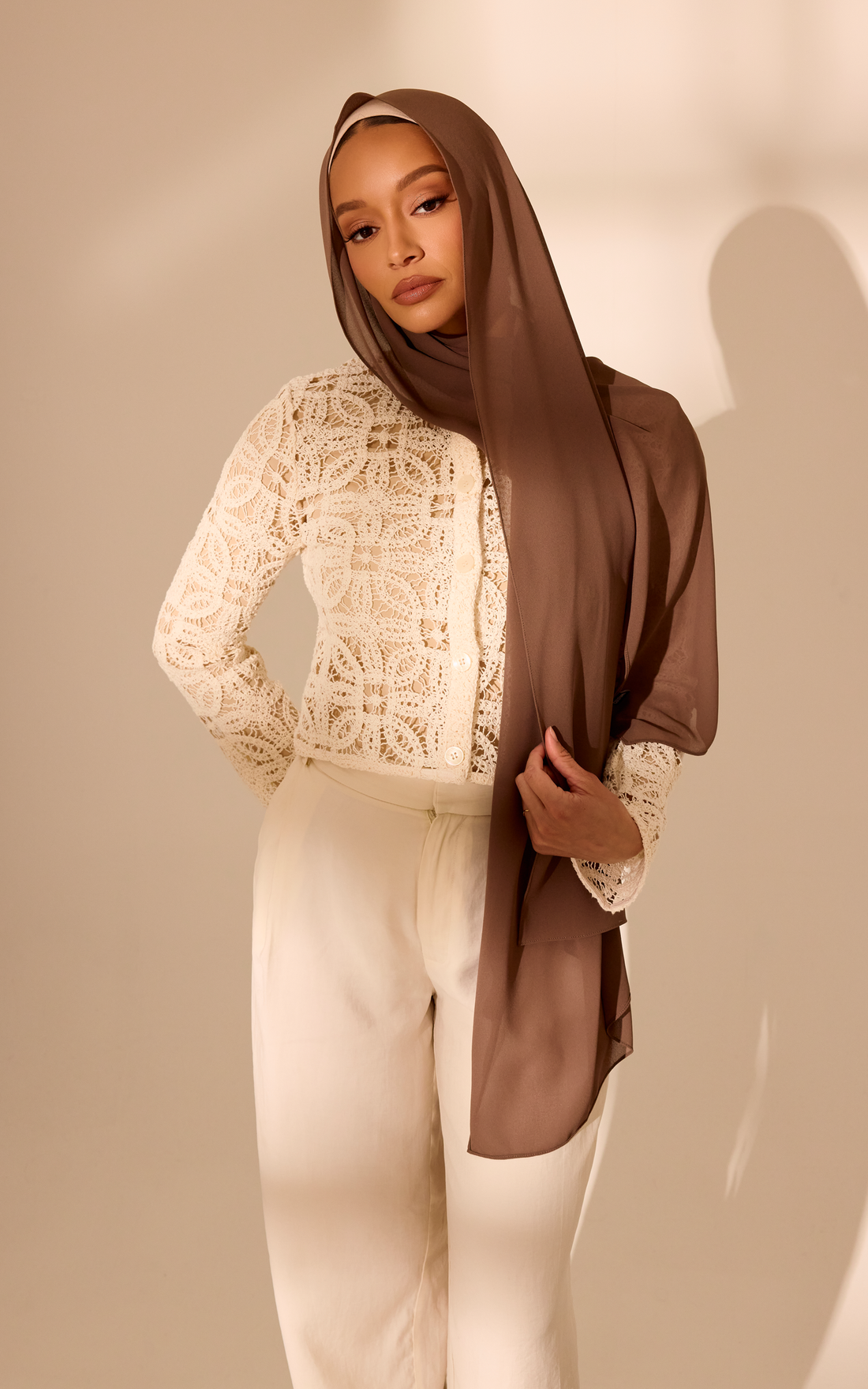 Ginger Root Chiffon Hijab